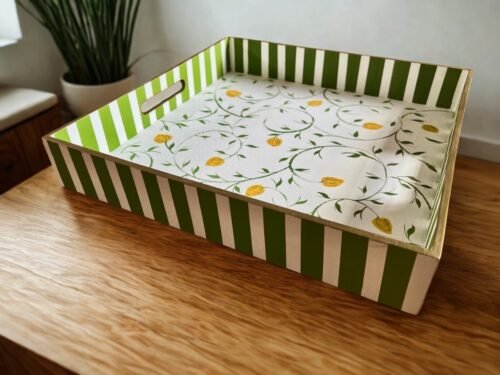 Bandeja com Limões Sicilianos Quadrada